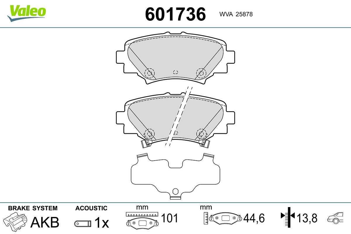 BRAKE PADS MAZDA 3 2013 2016 RR